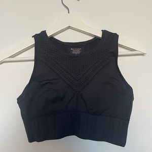 Athleta Black Bra Top